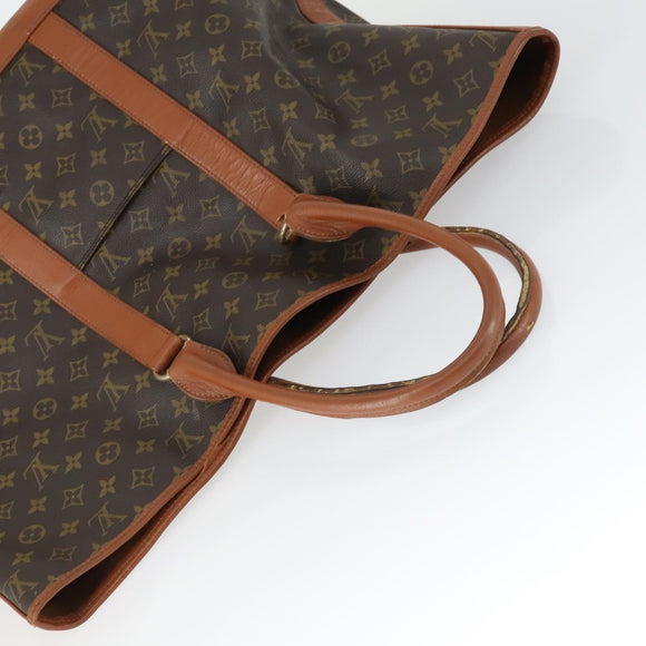 LOUIS VUITTON Monogram Sac Weekend GM Draagtas M42420 LV Auth 169314