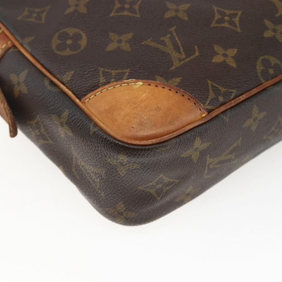 LOUIS VUITTON Monogram Compiegne 28 Clutch Bag M51845 LV Auth 169322