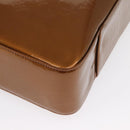 LOUIS VUITTON Monogram Vernis Columbus Tote Bag Bronze M91134 LV Auth 169337-9