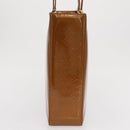 LOUIS VUITTON Monogram Vernis Columbus Tote Bag Bronze M91134 LV Auth 169337-3