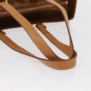 LOUIS VUITTON Monogram Vernis Columbus Tote Bag Bronze M91134 LV Auth 169337-7