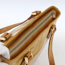 LOUIS VUITTON Monogram Vernis Houston Hand Bag Beige M91004 LV Auth 169339-6