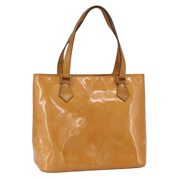 LOUIS VUITTON Monogram Vernis Houston Bag Marshmallow Pink M91302 LV Auth 169342