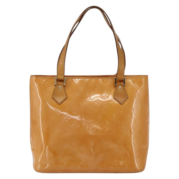 LOUIS VUITTON Monogram Vernis Houston Bag Marshmallow Pink M91302 LV Auth 169342