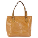 LOUIS VUITTON Monogram Vernis Houston Bag Marshmallow Pink M91302 LV Auth 169342-2