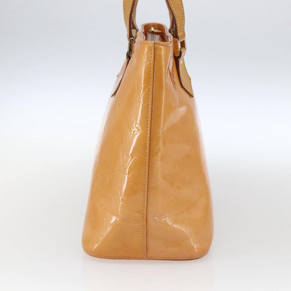 LOUIS VUITTON Monogram Vernis Houston Bag Marshmallow Pink M91302 LV Auth 169342