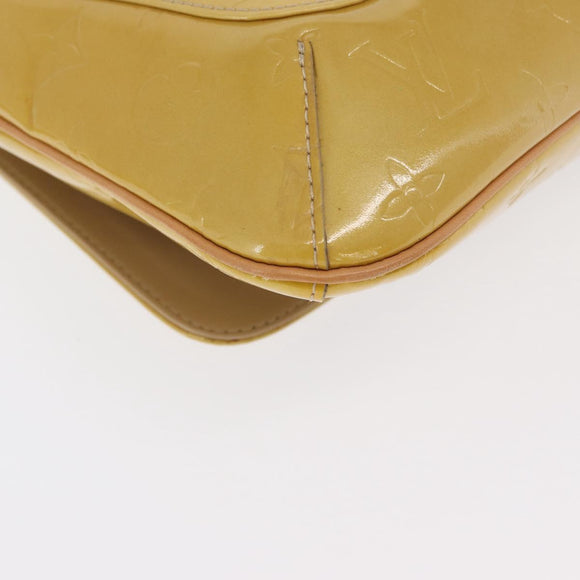 LOUIS VUITTON Monogram Vernis Thompson Street Bag Beige M91301 LV Auth 169346