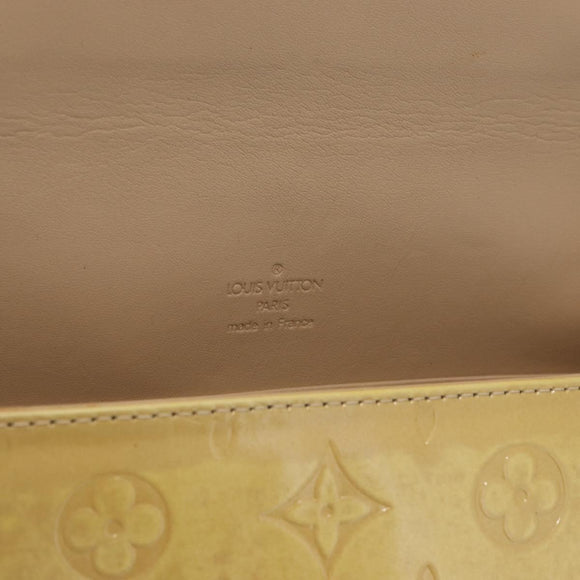 LOUIS VUITTON Monogram Vernis Thompson Street Bag Beige M91301 LV Auth 169346