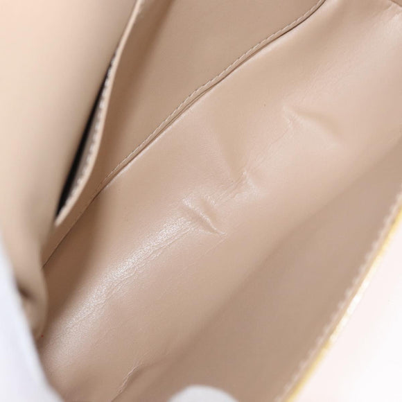 LOUIS VUITTON Monogram Vernis Thompson Street Bag Beige M91301 LV Auth 169346