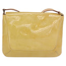 LOUIS VUITTON Monogram Vernis Thompson Street Bag Beige M91301 LV Auth 169346-2