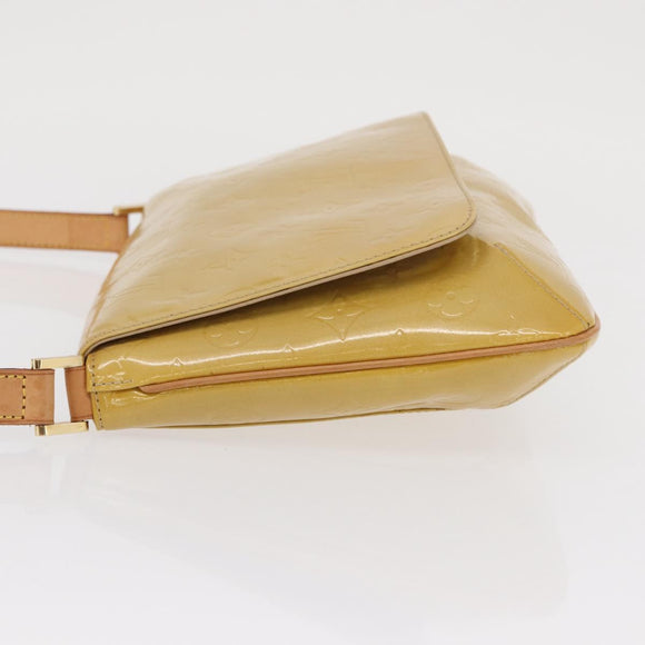 LOUIS VUITTON Monogram Vernis Thompson Street Bag Beige M91301 LV Auth 169346