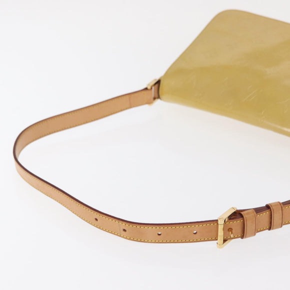 LOUIS VUITTON Monogram Vernis Thompson Street Bag Beige M91301 LV Auth 169346