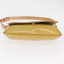 LOUIS VUITTON Monogram Vernis Thompson Street Bag Beige M91301 LV Auth 169346-5