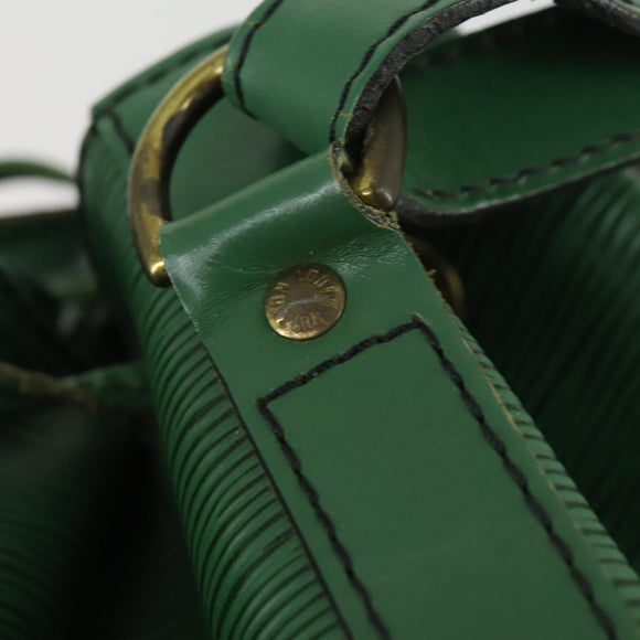 LOUIS VUITTON Epi Noe Schoudertas Groen M44004 LV Auth 169347