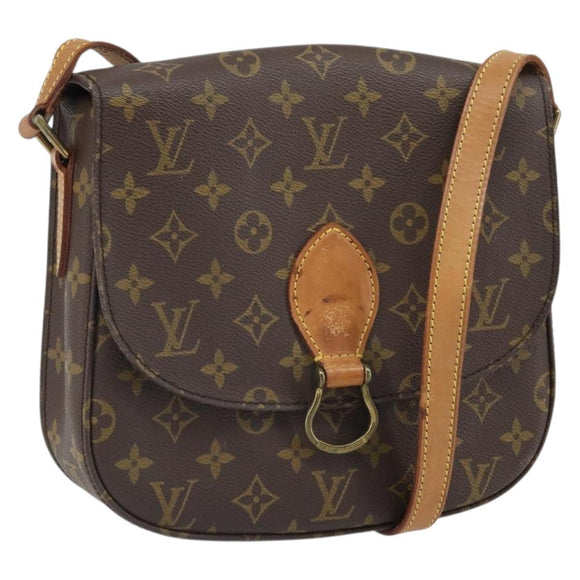 LOUIS VUITTON Monogram Saint Cloud GM Shoulder Bag M51242 LV Auth 169348