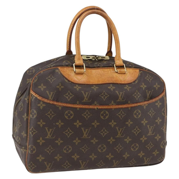 LOUIS VUITTON Monogram Deauville Hand Bag M47270 LV Auth 169356