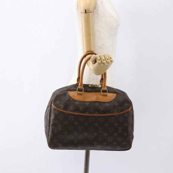 LOUIS VUITTON Monogram Deauville Hand Bag M47270 LV Auth 169356