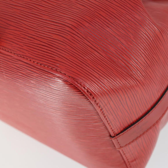 LOUIS VUITTON Epi Noe Shoulder Bag Red M44007 LV Auth 169357