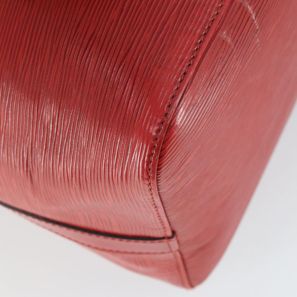 LOUIS VUITTON Epi Noe Shoulder Bag Red M44007 LV Auth 169357