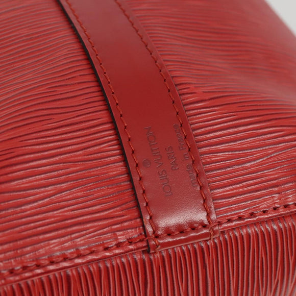 LOUIS VUITTON Epi Noe Shoulder Bag Red M44007 LV Auth 169357