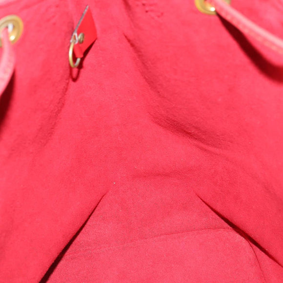 LOUIS VUITTON Epi Noe Shoulder Bag Red M44007 LV Auth 169357