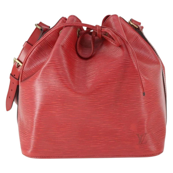 LOUIS VUITTON Epi Noe Shoulder Bag Red M44007 LV Auth 169357