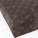 LOUIS VUITTON Monogram Sac Plat Hand Bag M51140 LV Auth 169363-16
