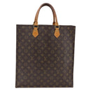 LOUIS VUITTON Monogram Sac Plat Hand Bag M51140 LV Auth 169363-13