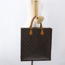 LOUIS VUITTON Monogram Sac Plat Hand Bag M51140 LV Auth 169363-20