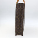 LOUIS VUITTON Monogram Sac Plat Hand Bag M51140 LV Auth 169363-4