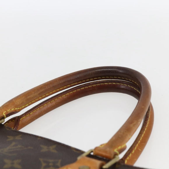 LOUIS VUITTON Monogram Sac Plat Hand Bag M51140 LV Auth 169363