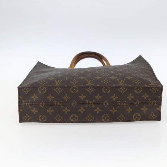 LOUIS VUITTON Monogram Sac Plat Hand Bag M51140 LV Auth 169363