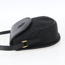 GUCCI Shoulder Bag Canvas Black Gold 007 115 0074 Auth 169374-4