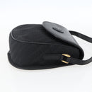 GUCCI Shoulder Bag Canvas Black Gold 007 115 0074 Auth 169374-5