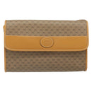 GUCCI Micro GG Supreme Shoulder Bag PVC Beige Gold 004 58 0264 Auth 169375-2