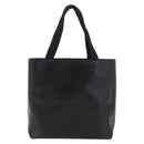 PRADA Hand Bag Leather Black Silver Auth 169378-2