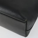 GUCCI Bamboo Shoulder Bag Leather Black Gold 001 2113 1880 Auth 169379-12