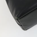 GUCCI Bamboo Shoulder Bag Leather Black Gold 001 2113 1880 Auth 169379-13