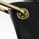 GUCCI Bamboo Shoulder Bag Leather Black Gold 001 2113 1880 Auth 169379-14