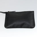 GUCCI Bamboo Shoulder Bag Leather Black Gold 001 2113 1880 Auth 169379-18