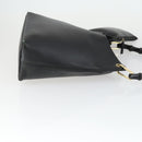 GUCCI Bamboo Shoulder Bag Leather Black Gold 001 2113 1880 Auth 169379-4