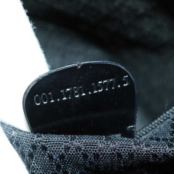 GUCCI Bamboo Hand Bag Nylon 2way Brown Silver 001 1781 1577 Auth 169380