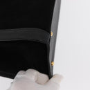 GUCCI Bamboo Hand Bag Suede Black Gold 002 1186 0260 Auth 169382-10