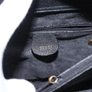 GUCCI Bamboo Hand Bag Suede Black Gold 002 1186 0260 Auth 169382-14
