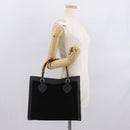 GUCCI Bamboo Hand Bag Suede Black Gold 002 1186 0260 Auth 169382-24