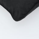PRADA Shoulder Bag Nylon Black Silver Auth 169384-16