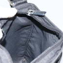 PRADA Shoulder Bag Nylon Black Silver Auth 169384-19
