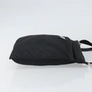 PRADA Shoulder Bag Nylon Black Silver Auth 169384-3