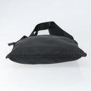 PRADA Shoulder Bag Nylon Black Silver Auth 169384-5