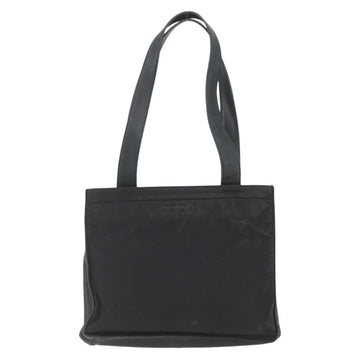 PRADA Tote Bag Nylon Black Silver Auth 169386 - 0
